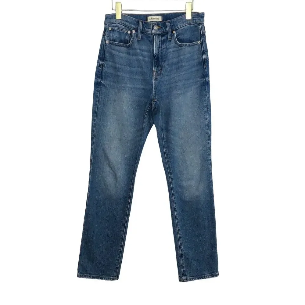 Madewell The High-Rise Slim Boy Jean Size 26 Skinny Straight Leg Jeans